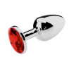 Generique Plug bijou Spolly Small - Rouge 6 x 2.7cm